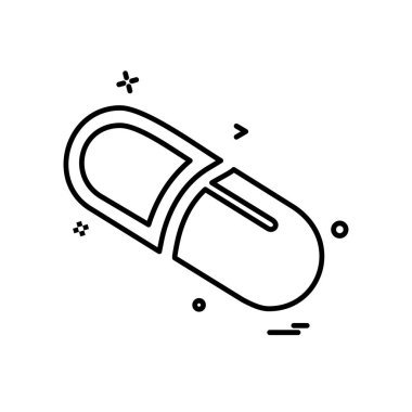 Tıbbi simge tasarım, renkli vektör çizim