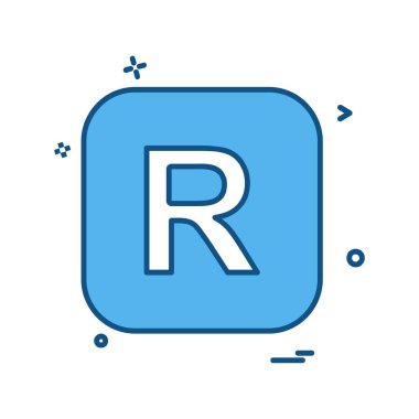 İngilizce alfabe simge tasarlamak vektör 