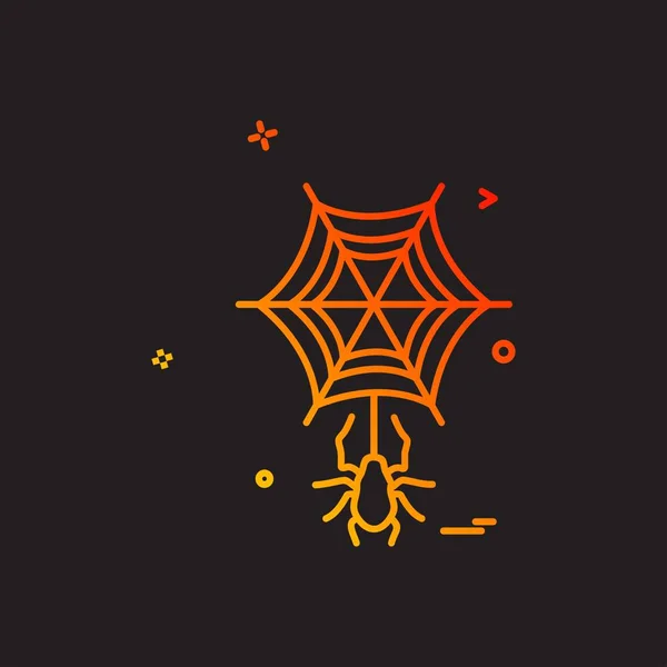 Halloween Icône Design Vecteur — Image vectorielle