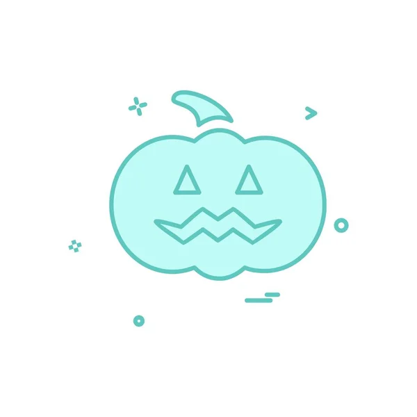 Halloween Icono Diseño Vector — Vector de stock