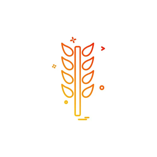Pflanzen Icon Design Vektor — Stockvektor