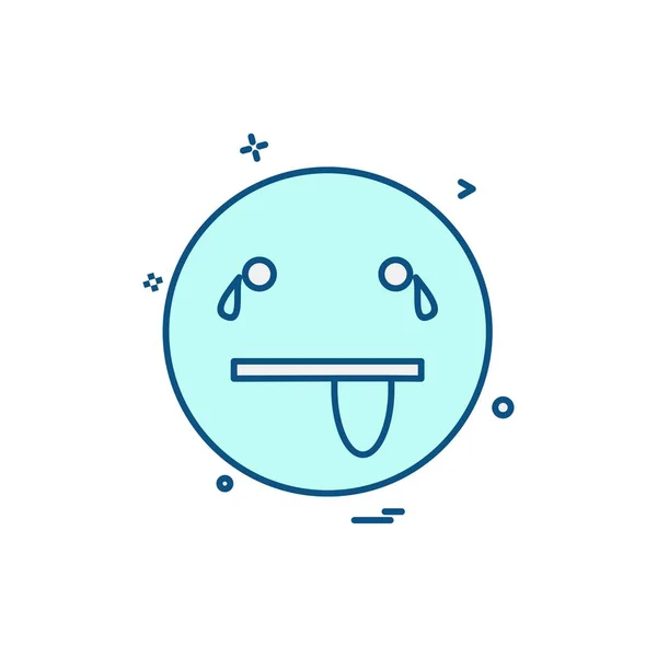 Emoji Symbole Design Vektor — Stockvektor