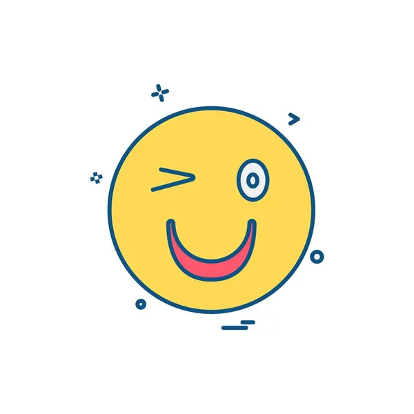 Διάνυσμα Σχεδίασης Εικονιδίων Emoji — Διανυσματικό Αρχείο