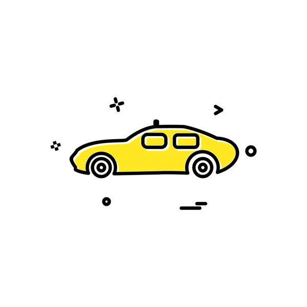 Coche Icono Diseño Vector — Vector de stock