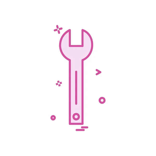 Hardware Tools Icon Design Vektor — Stockvektor