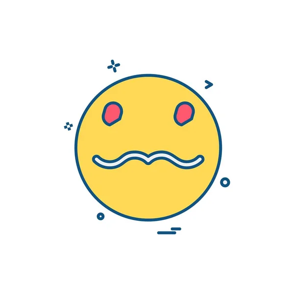 Ikony Emoji Wektor Projektu — Wektor stockowy