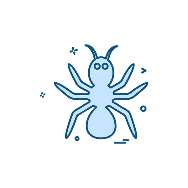 Insects Icon Design Vector — Stock Vector