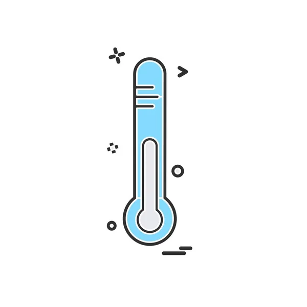 Thermometer Symbol Design Vektor — Stockvektor