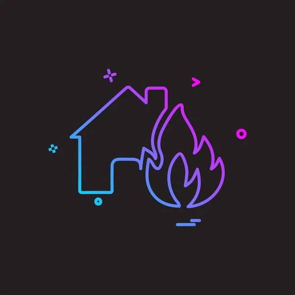 Home Pictogram Ontwerp Vector — Stockvector