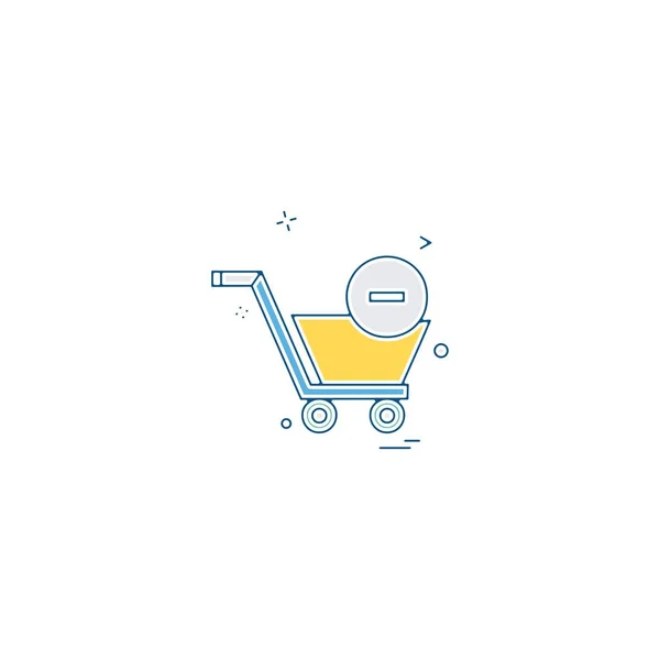 Ilustração Vetor Projeto Ícone Shopping — Vetor de Stock