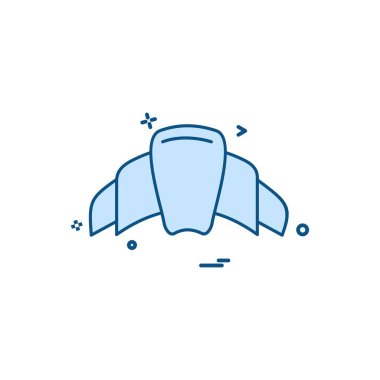 Gıda simgesi tasarım vektörü