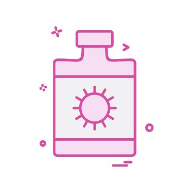 kilit düz simge vektör çizim 