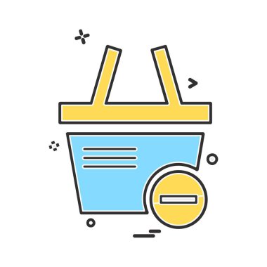 Alışveriş simge tasarlamak vektör 