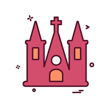 Kilise simge tasarlamak vektör