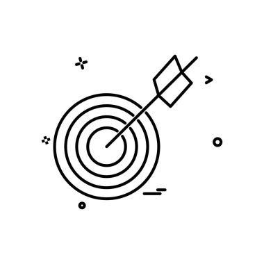 okçuluk simgesi vektör tasarımı