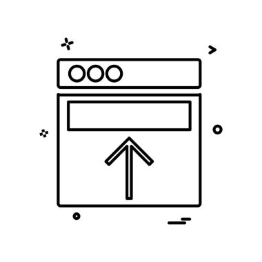 Web düzen simge tasarlamak vektör