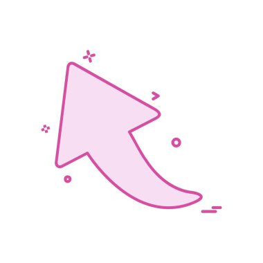 Yukarı ok simgesi tasarım vektörü