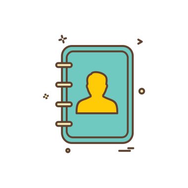 Belge simgesi tasarım vektörü