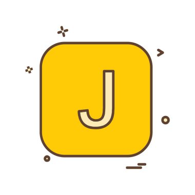 İngilizce alfabe simge tasarlamak vektör 