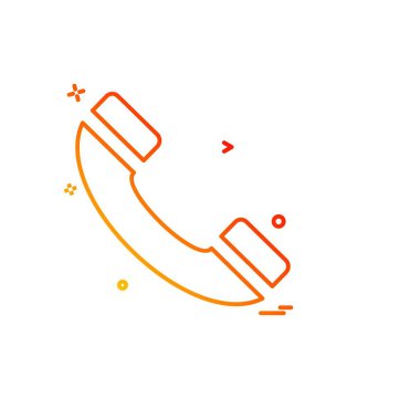 Arama simgesi tasarım, renkli vektör çizim