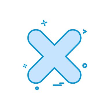 Simge tasarım vektörünü kapat