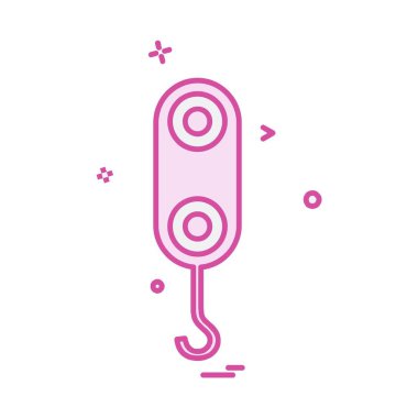 Ağırlık çalışan simge tasarlamak vektör