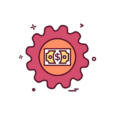 Vites simgesi tasarım vektörü