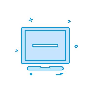 Bilgisayar simgesi tasarım vektörü