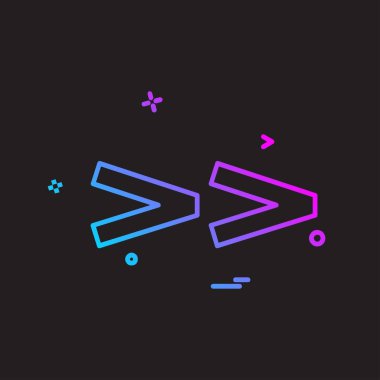 Kod simgesi tasarım vektörü