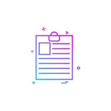 Tıbbi simge tasarım, renkli vektör çizim