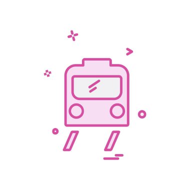 Araç simgesi tasarım, renkli vektör çizim