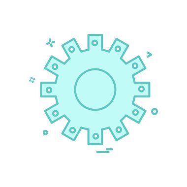 Dişli simge tasarlamak vektör