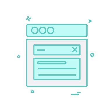 Web düzeni simge tasarım vektörü