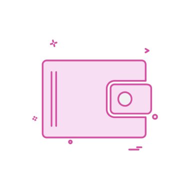 m-cüzdan simgesi tasarım, vektör çizim