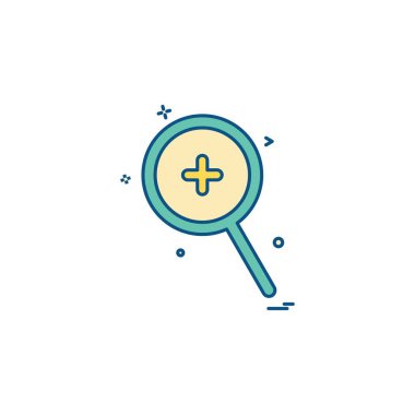 Simge tasarlamak vektör içinde zoom 