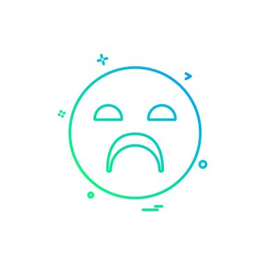 Emoji simgeleri tasarım vektörü 