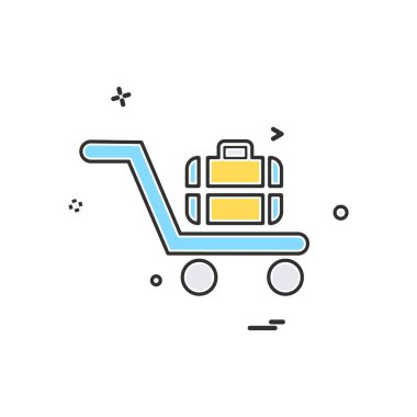 Simge vektör beyaz arka plan üzerinde seyahat