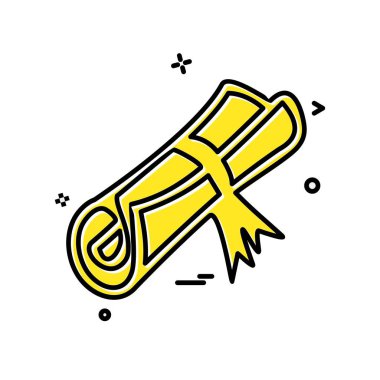 Derece simge tasarım vektörü