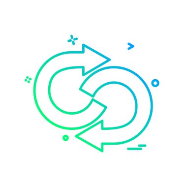 Simge tasarım vektörünü tazele