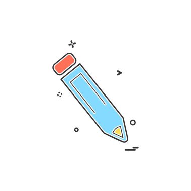 Kalem simge tasarlamak vektör