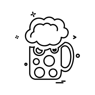 Gıda simgesi tasarım vektörü