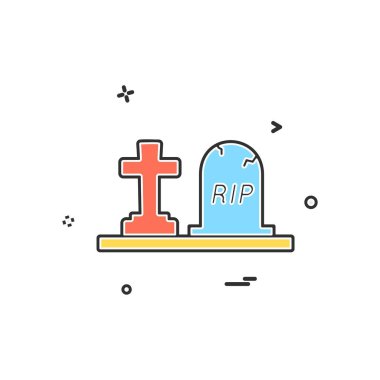 Cadılar Bayramı simgesi tasarım vektörü