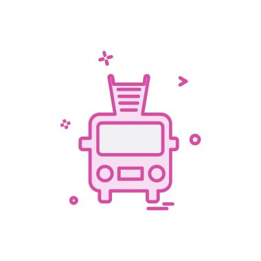 Araç simge tasarlamak vektör