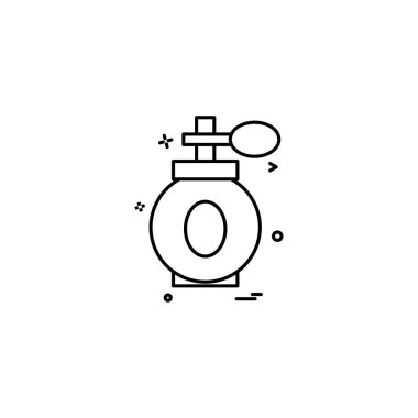 Makyaj simgesi tasarım vektörü 