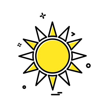 Hava simgesi tasarım vektörü 