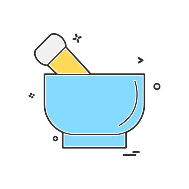 Bowl simge tasarım vektörü