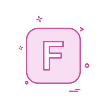 İngilizce alfabe simge tasarlamak vektör 