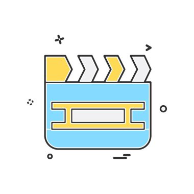 Film simge tasarlamak vektör