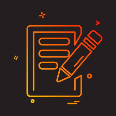 Çalışma simge tasarlamak vektör 