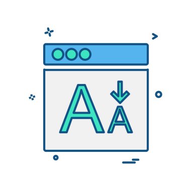 Web düzen simge tasarlamak vektör